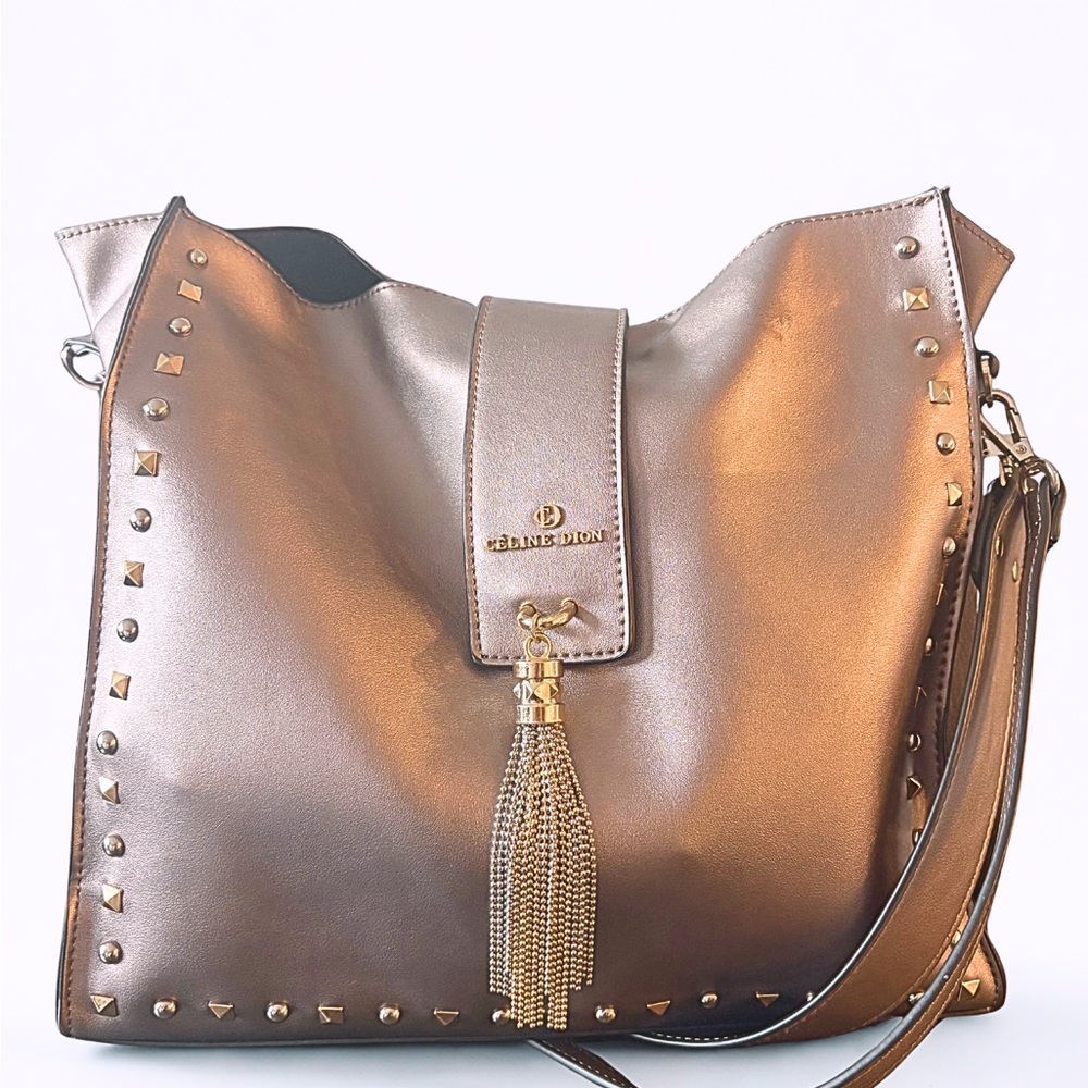 Celine Dion Cadenza Studded Bag